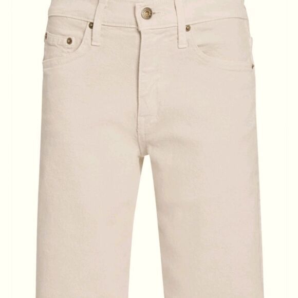 Nanushka Bermuda Shorts Cream Denim - Picture 2 of 5